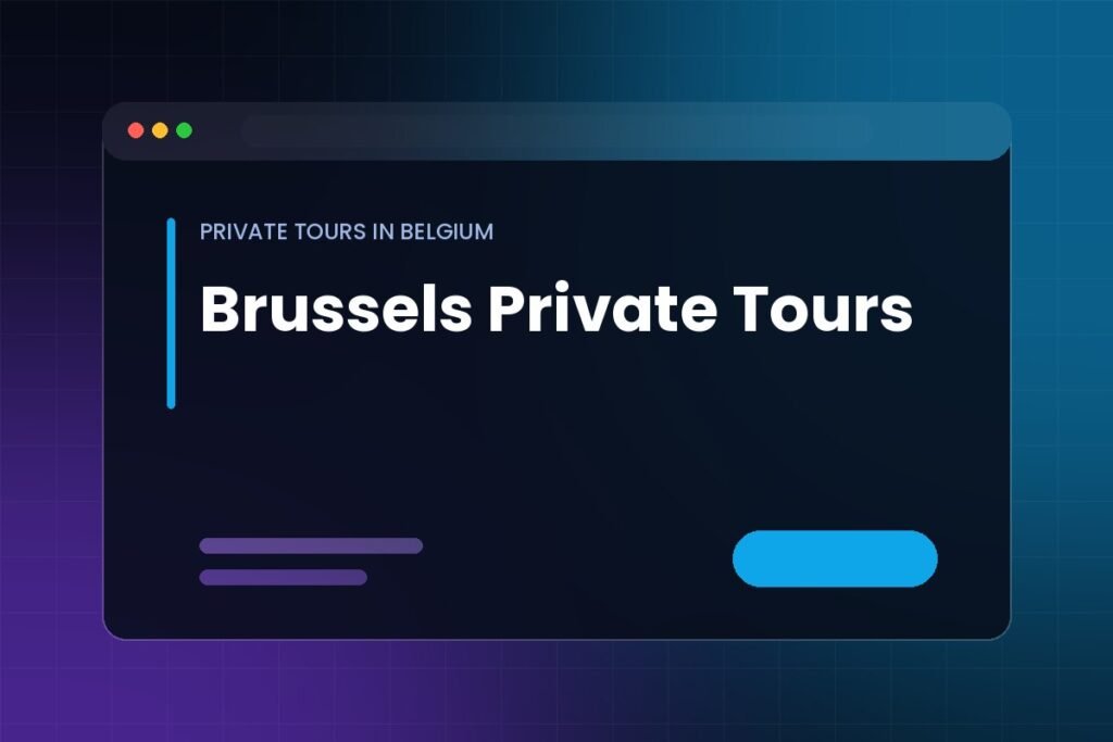 Brussels Private Tours website project