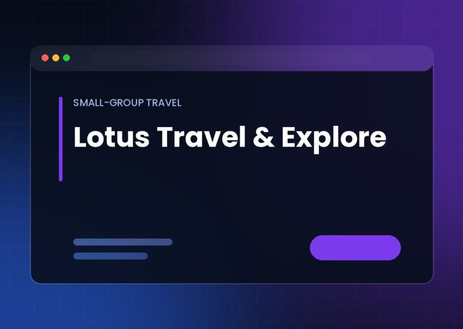 Lotus Travel & Explore website project