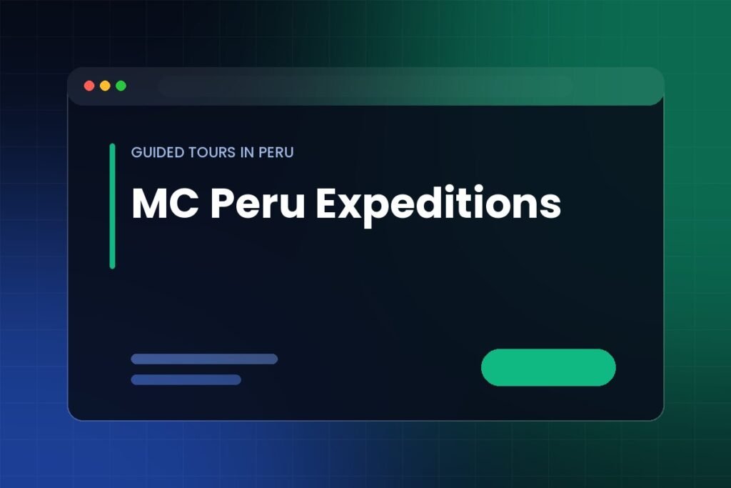 MC Peru Expeditions website project