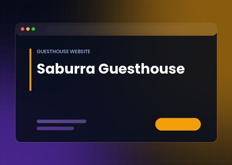 Saburra Guesthouse website project