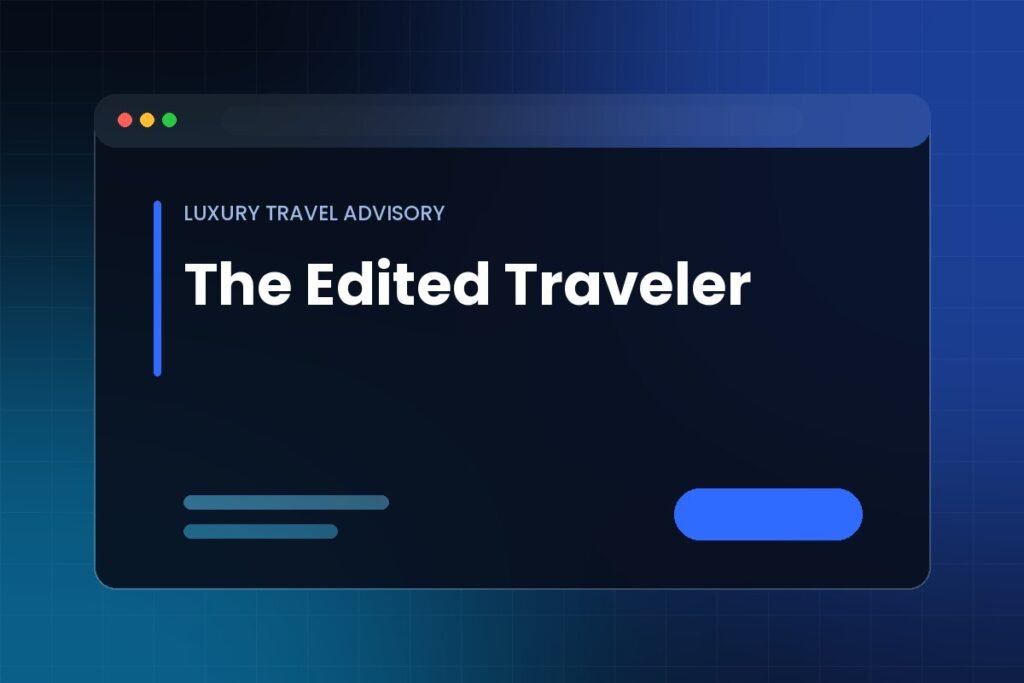 The Edited Traveler website project