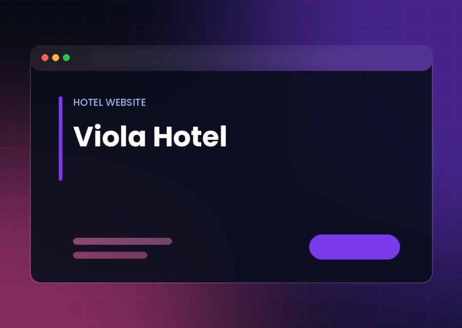 Viola Hotel website project
